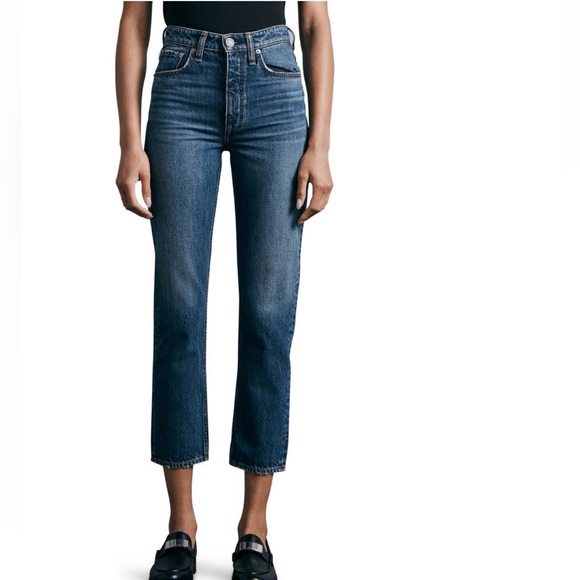 rag & bone Denim - Rag & Bone Nina High Rose Ankle Cigarette Jeans